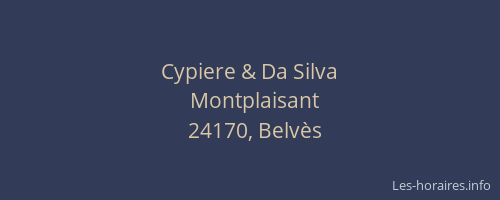 Cypiere & Da Silva