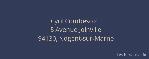 Cyril Combescot