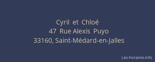 Cyril  et  Chloé