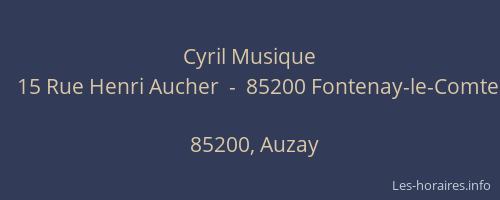 Cyril Musique