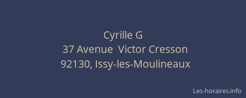Cyrille G