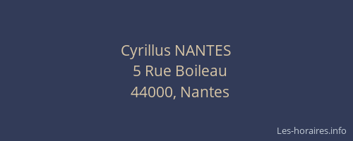 Cyrillus NANTES
