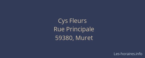 Cys Fleurs