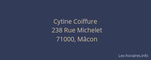 Cytine Coiffure