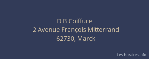 D B Coiffure