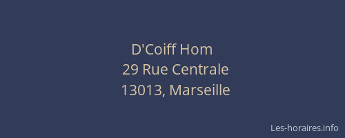 D'Coiff Hom