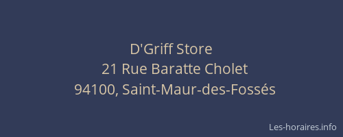 D'Griff Store