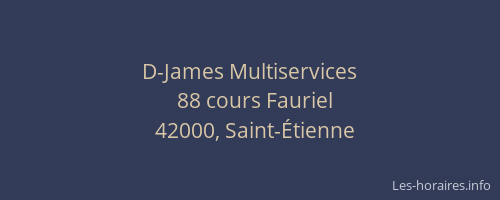D-James Multiservices