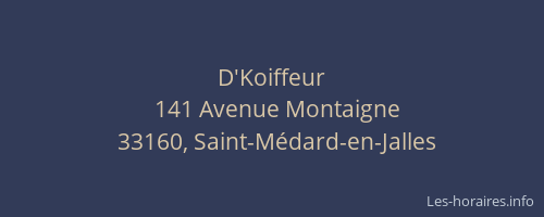 D'Koiffeur