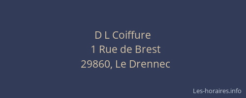 D L Coiffure