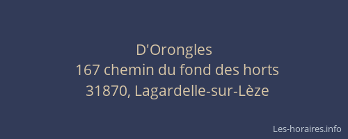 D'Orongles