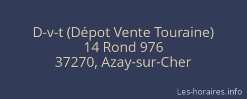 D-v-t (Dépot Vente Touraine)