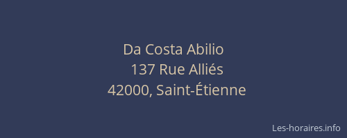 Da Costa Abilio