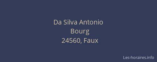 Da Silva Antonio