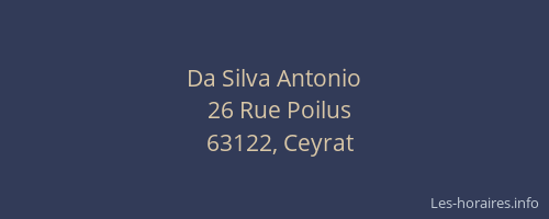 Da Silva Antonio