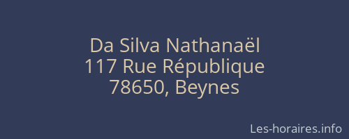 Da Silva Nathanaël