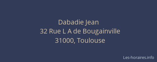 Dabadie Jean