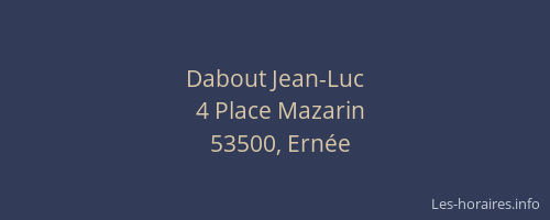 Dabout Jean-Luc
