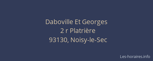 Daboville Et Georges