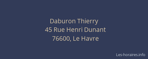 Daburon Thierry