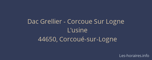 Dac Grellier - Corcoue Sur Logne