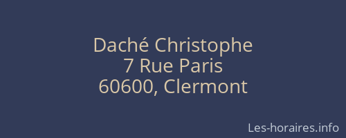 Daché Christophe