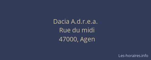 Dacia A.d.r.e.a.