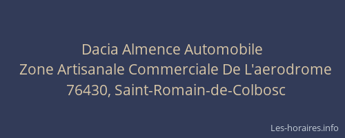 Dacia Almence Automobile