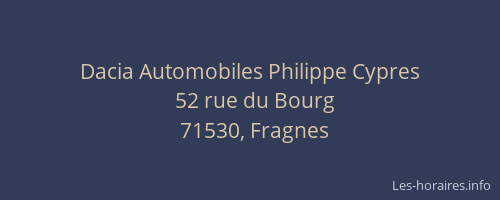 Dacia Automobiles Philippe Cypres