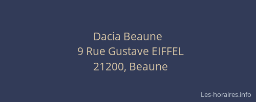 Dacia Beaune