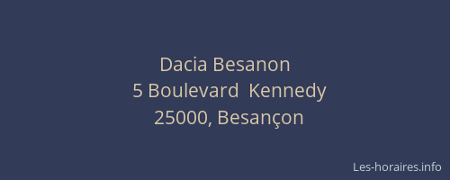 Dacia Besanon