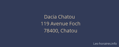 Dacia Chatou