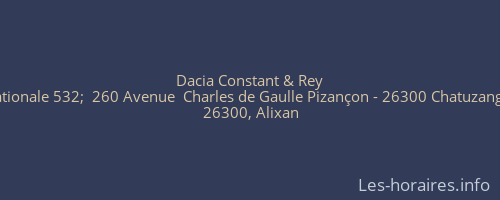 Dacia Constant & Rey
