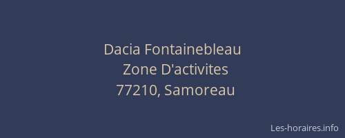 Dacia Fontainebleau