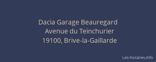 Dacia Garage Beauregard