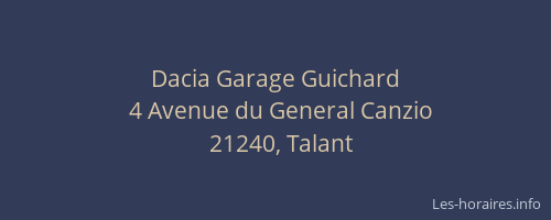 Dacia Garage Guichard