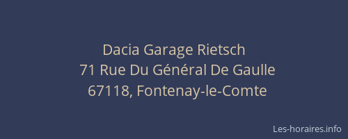 Dacia Garage Rietsch