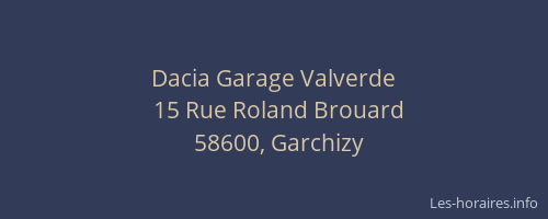 Dacia Garage Valverde