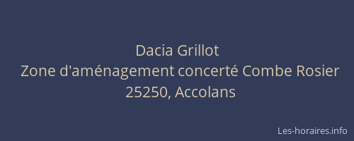 Dacia Grillot