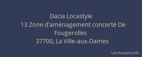 Dacia Locastyle