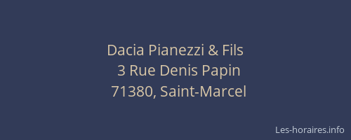 Dacia Pianezzi & Fils