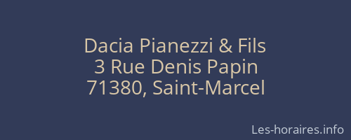 Dacia Pianezzi & Fils