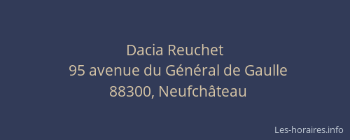 Dacia Reuchet