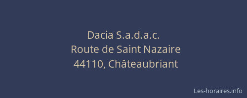 Dacia S.a.d.a.c.