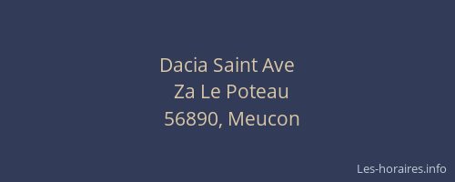 Dacia Saint Ave