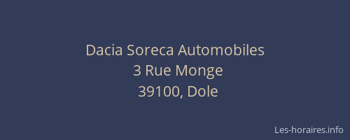 Dacia Soreca Automobiles