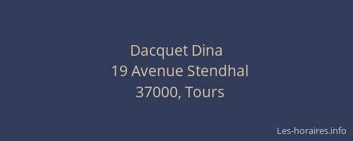 Dacquet Dina