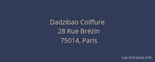 Dadzibao Coiffure