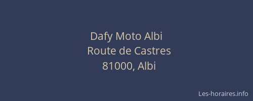 Dafy Moto Albi
