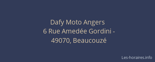 Dafy Moto Angers